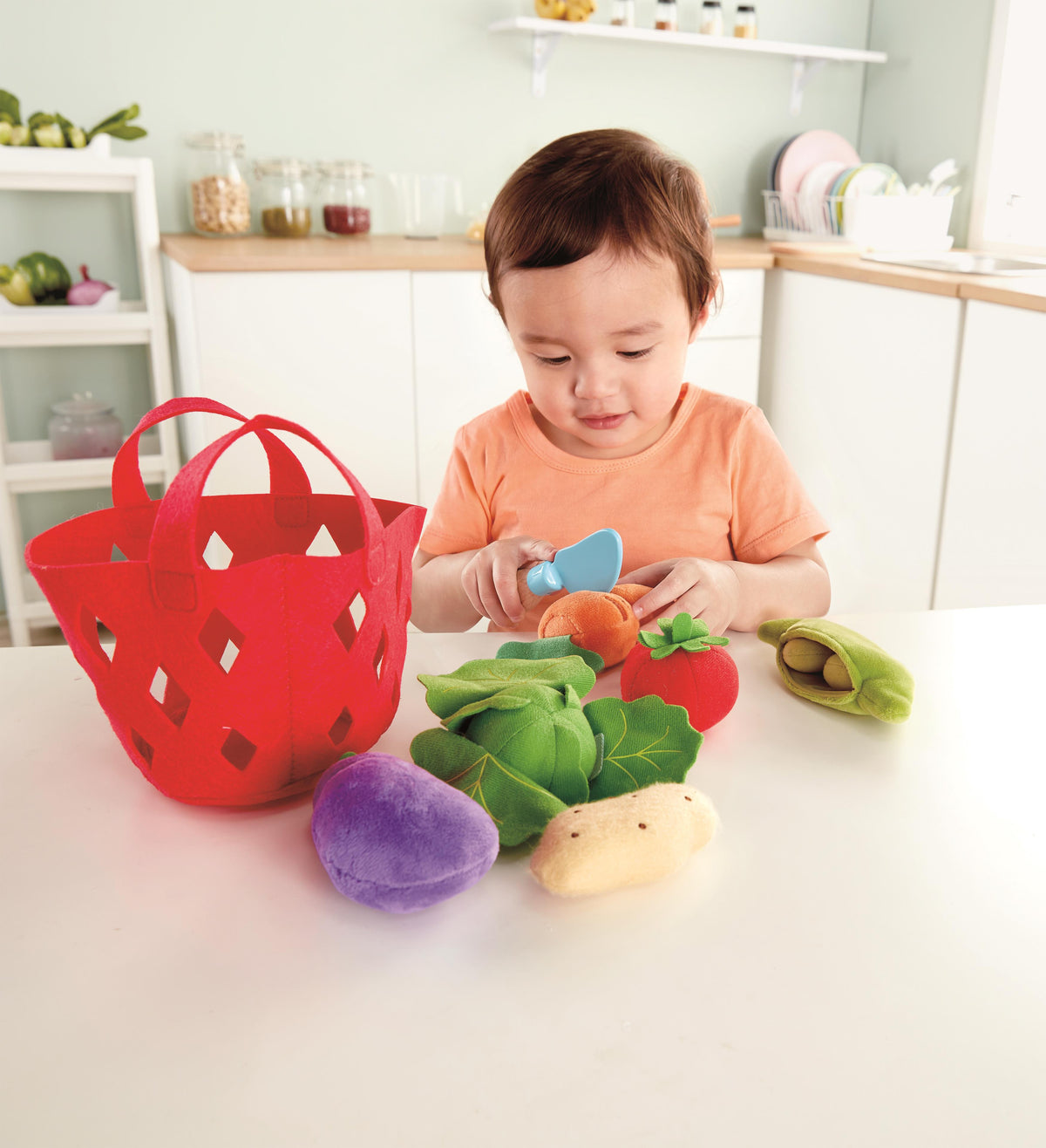 HapeToys Toddler Vegetable Basket