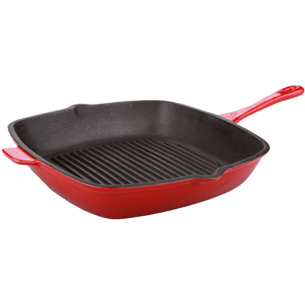 BergHOFF Neo 11" Cast Iron Square Grill Pan, Green