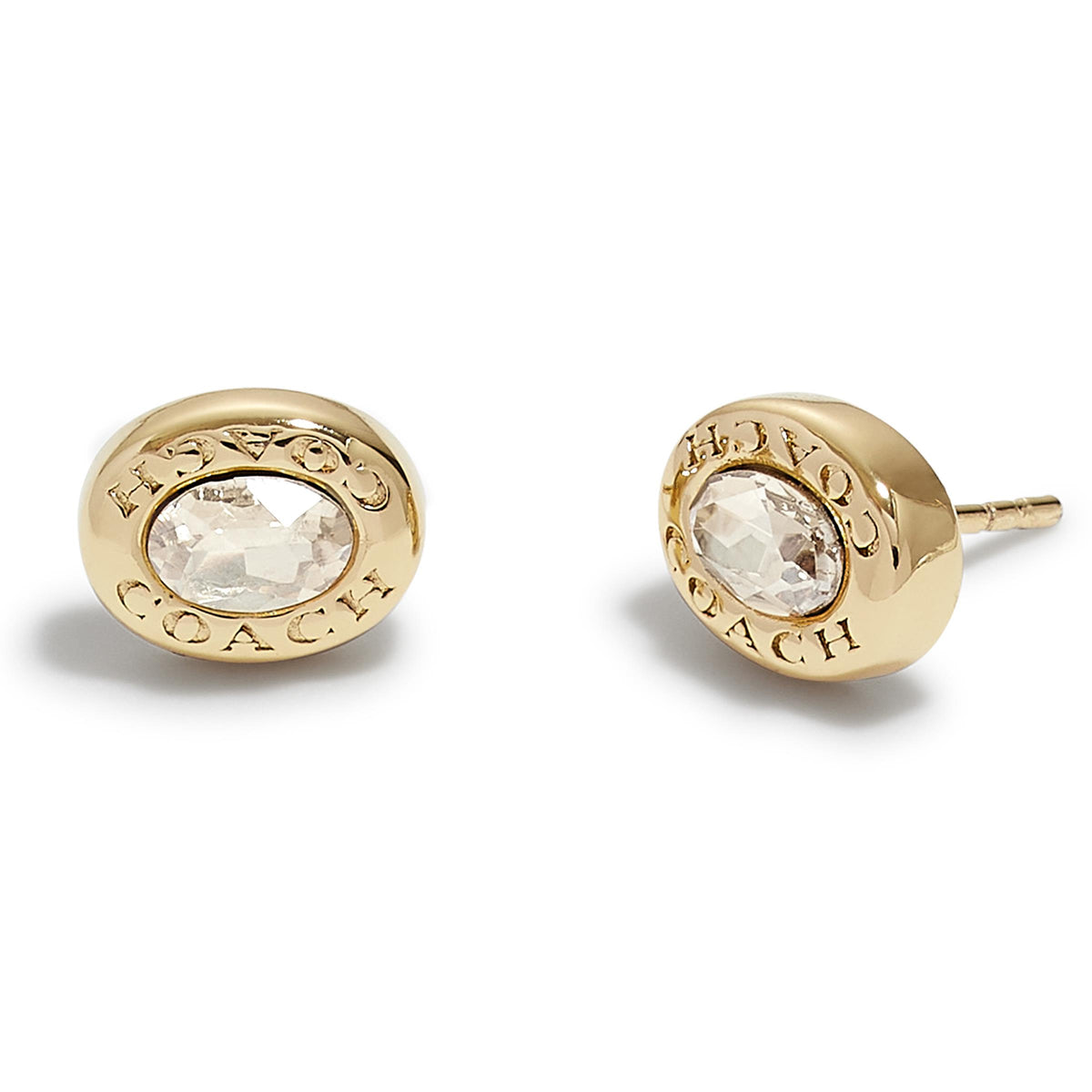 COACH Signature Studs - Gold