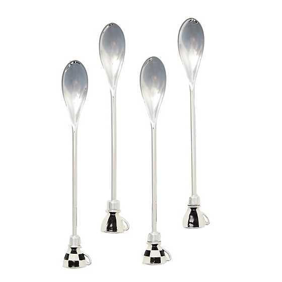 MacKenzie-Childs Courtly Espresso Spoons, Set of 4