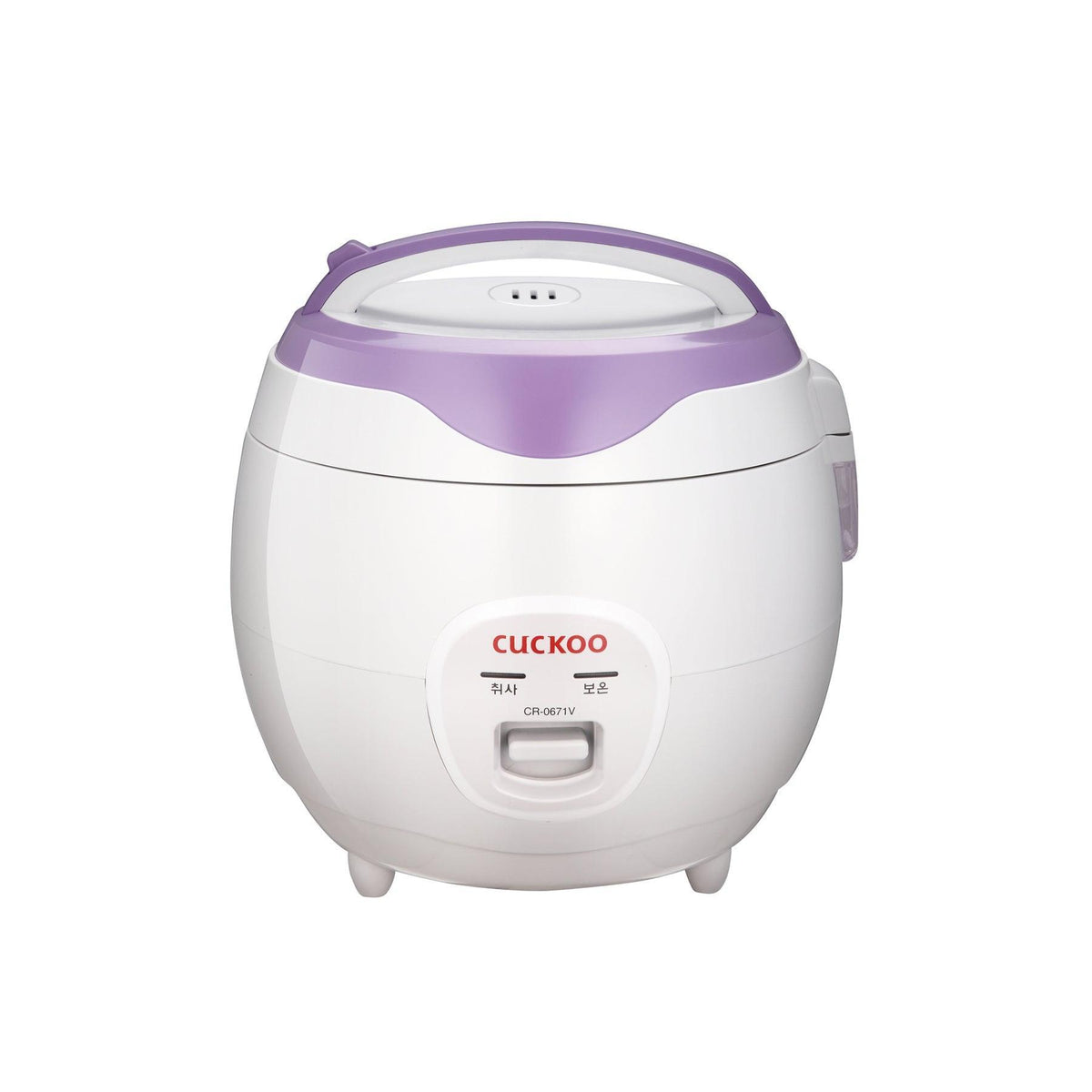 Cuckoo Basic Rice Cooker-Violet & White/6 cup