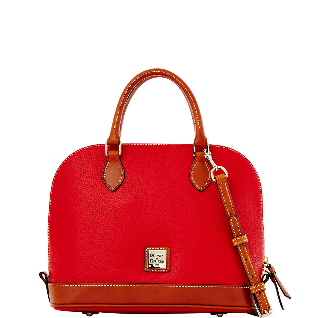 Dooney & Bourke Pebble Grain Zip Zip Satchel