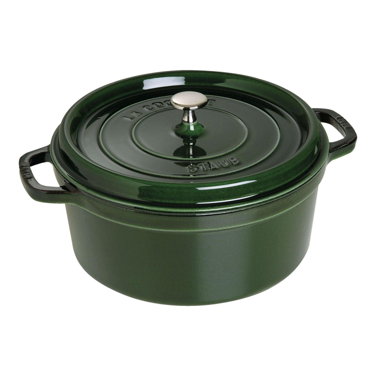 Staub 7qt Cast Iron Round Dutch Oven Basil