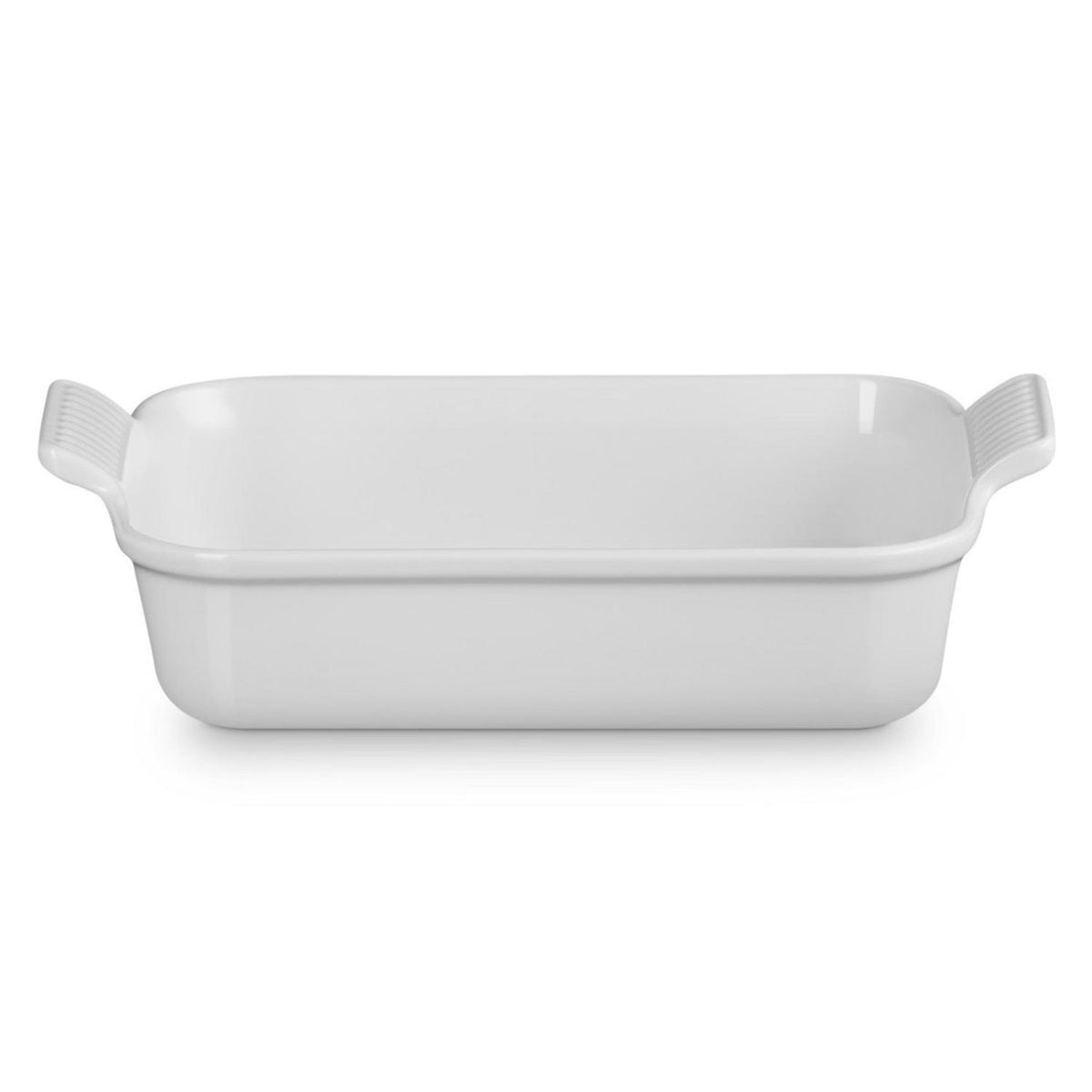 Le Creuset 2.5qt Heritage Stoneware Rectangular Dish White