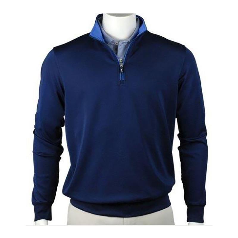 Fairway & Greene Mens Caves 1/4 Zip-Baltic-XL