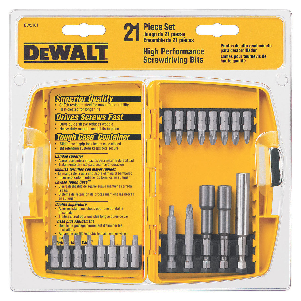DeWalt 21pc Screwdriving Set w/Toughcase