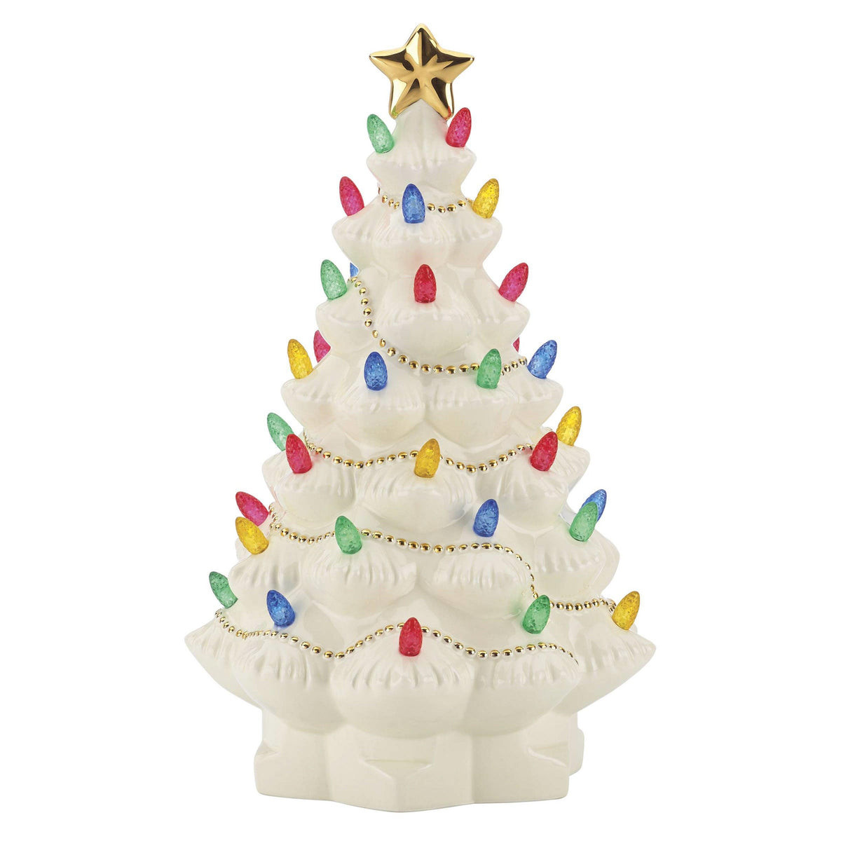 Lenox Treasured Traditions Lit Holiday Tree Ivory