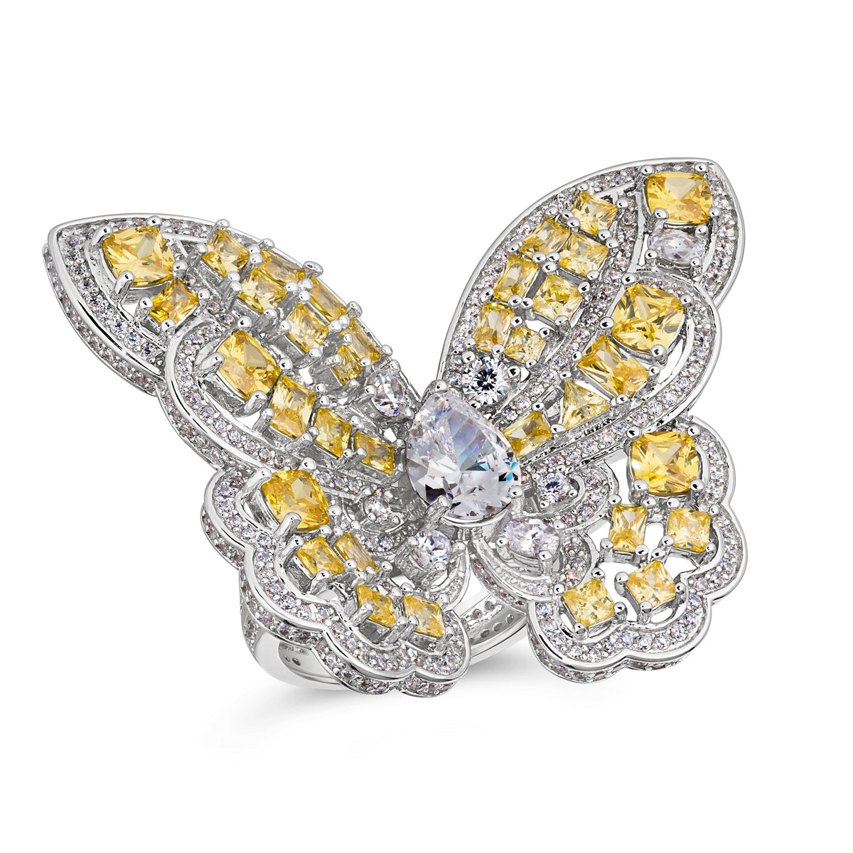 Anna Zuckerman Mariah Butterfly Ring Size 5