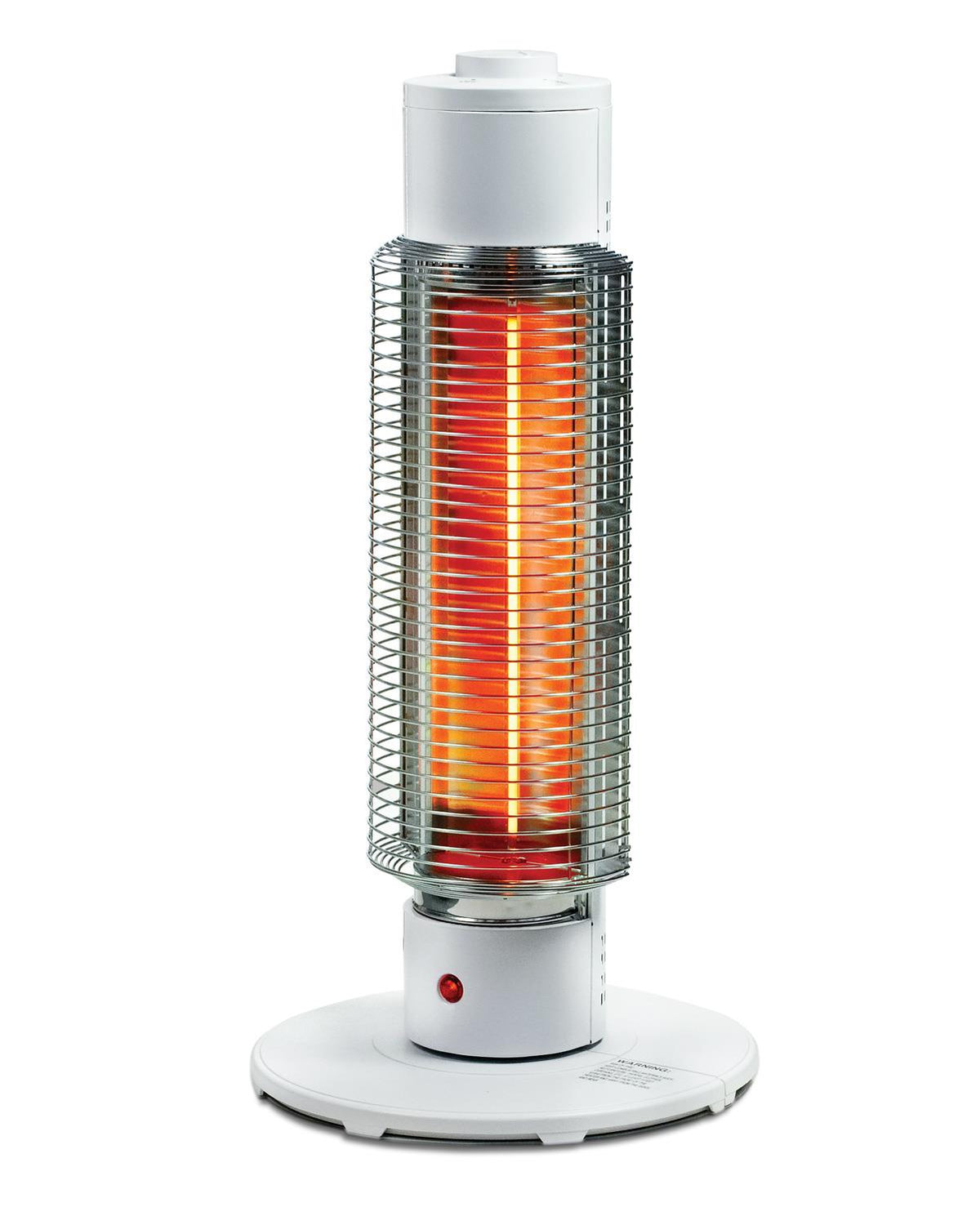 HeatMate Graphite Portable Indoor Space Heater (White)