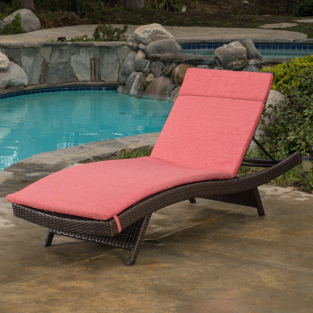 Stark Home Anthony Outdoor Adjustable Chaise Lounge Chair