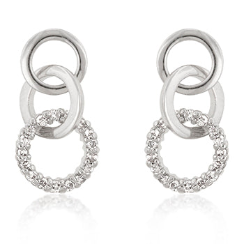 Completely Bella Infinity CZ Earring Set