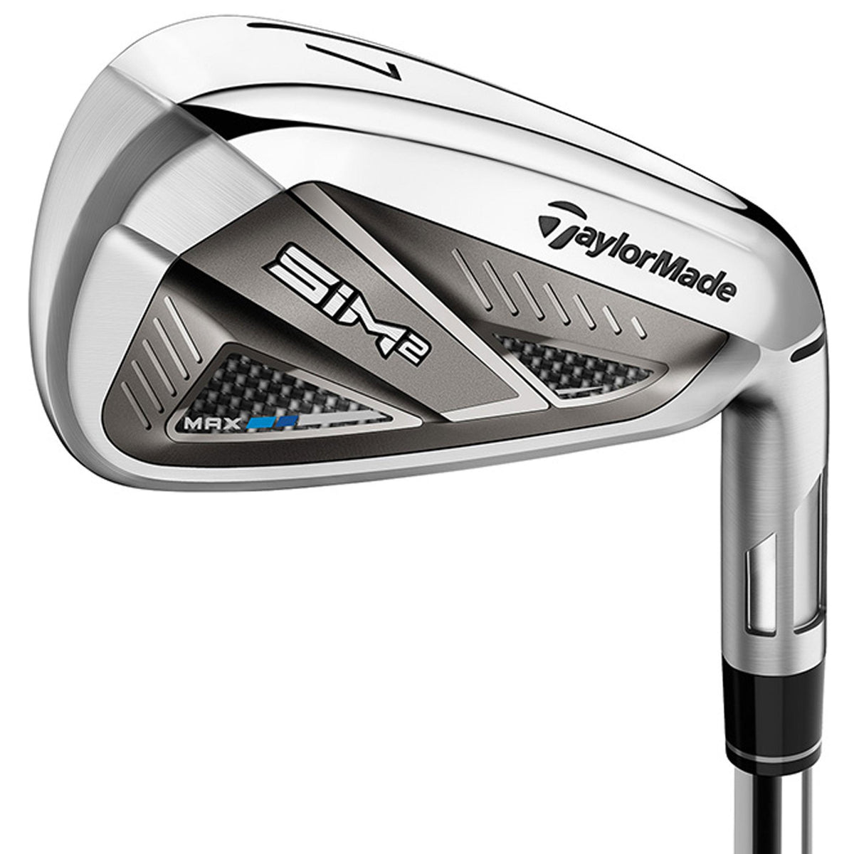 TaylorMade SIM 2 Max Iron Set - Steel Shaft - Right Hand/5-PW,AW/Stiff Flex