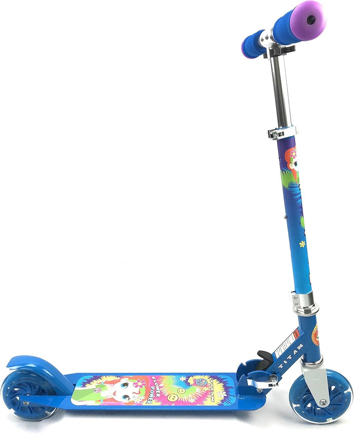 Punisher Titan Flower Power Scooter - Blue