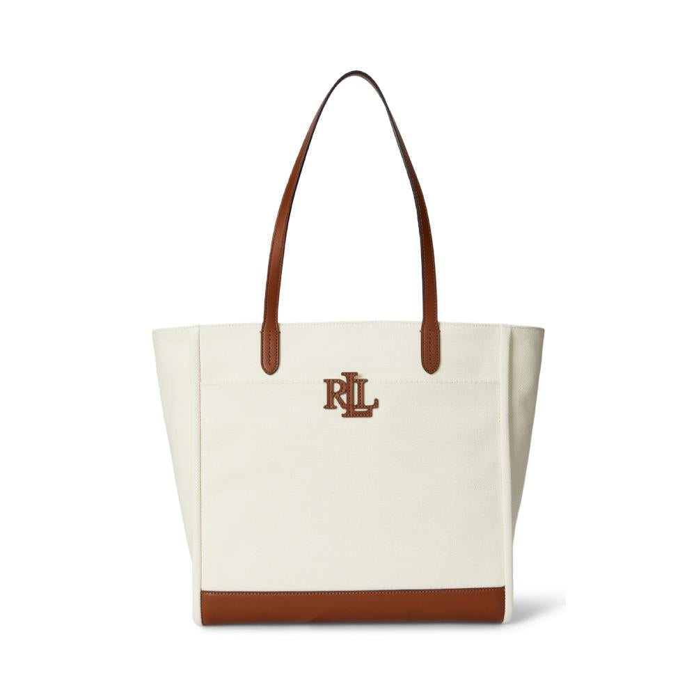 Ralph Lauren Canvas Cameryn Large Tote Bag