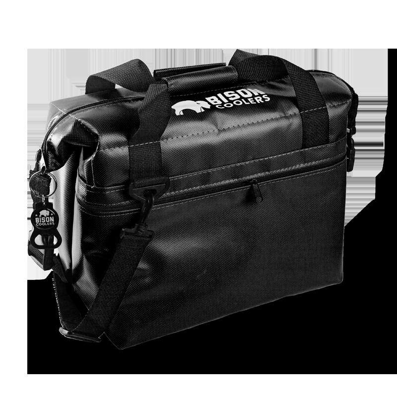 Bison Coolers Black 12-Can SoftPak Cooler