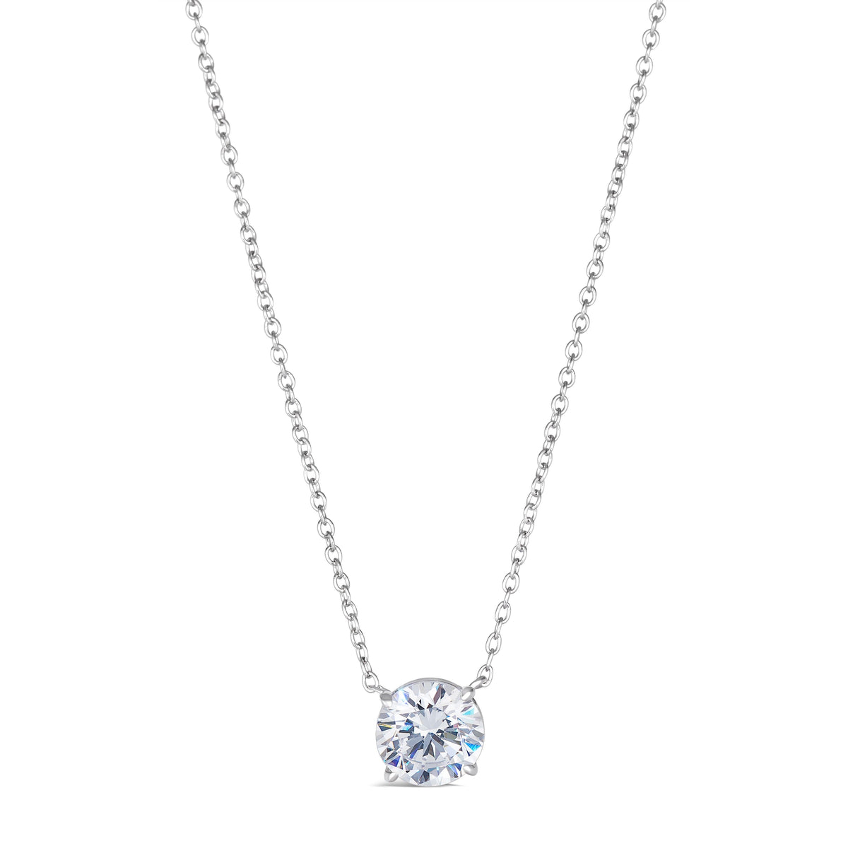 Anna Zuckerman Just Like a Diamond Only Better Necklace Size 2 Carat