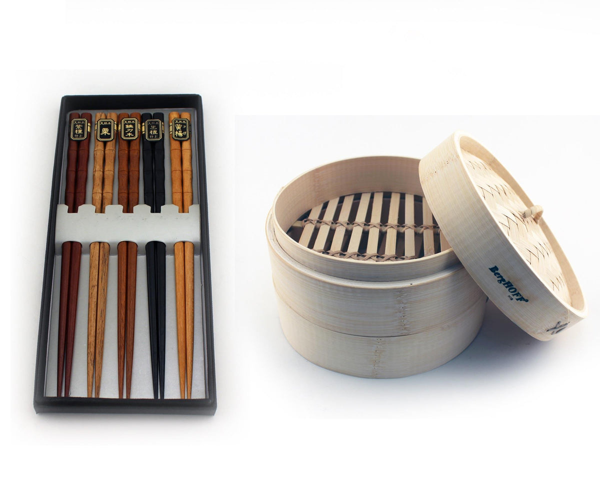 BergHoff Bamboo 11pc Steamer Set