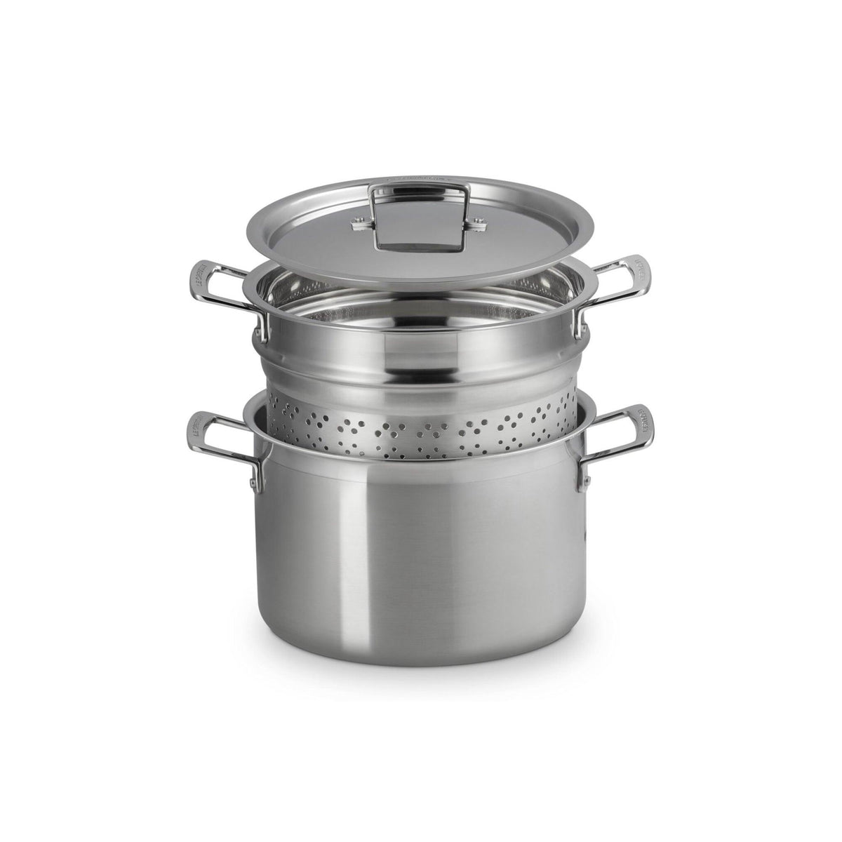 Le Creuset 7.6qt Classic Stainless Steel Pasta Pot w/ Colandar Insert