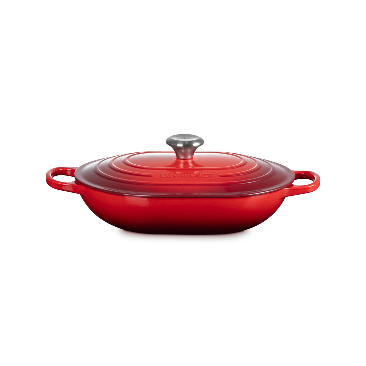 Le Creuset 3.75qt Signature Cast Iron Oval Casserole Cerise