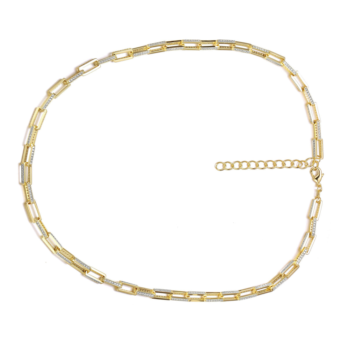 GENEVIVE Luxury Chain Necklace Size 18"