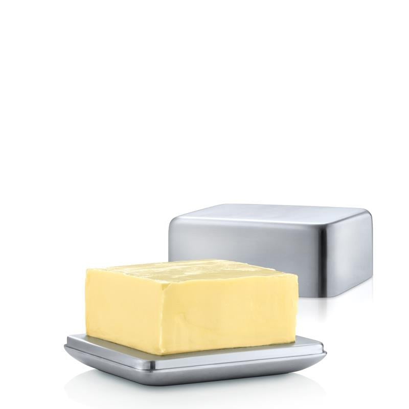 Blomus BASIC - Stainless Steel Butter Dish - Medium