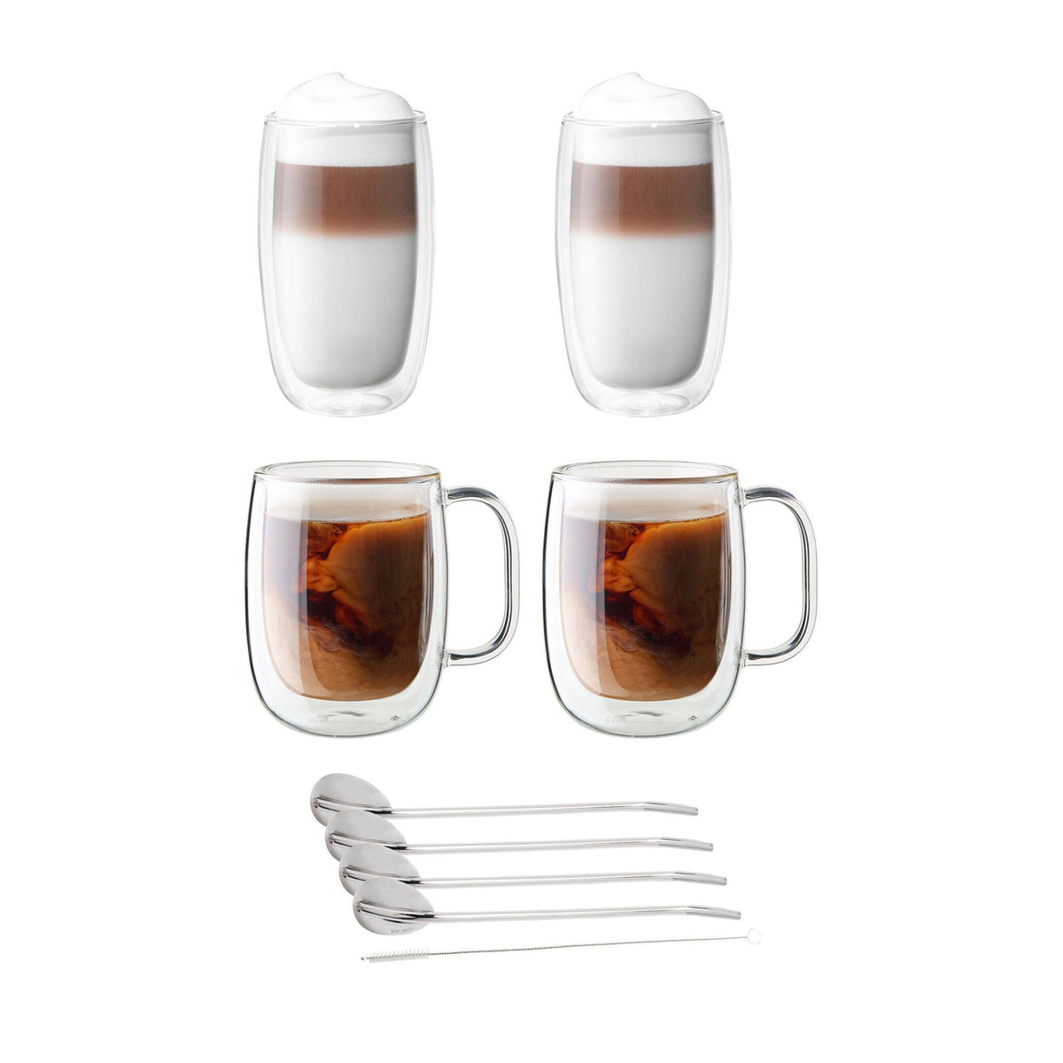 Zwilling Sorrento 9pc Double Wall Coffee & Beverage Set