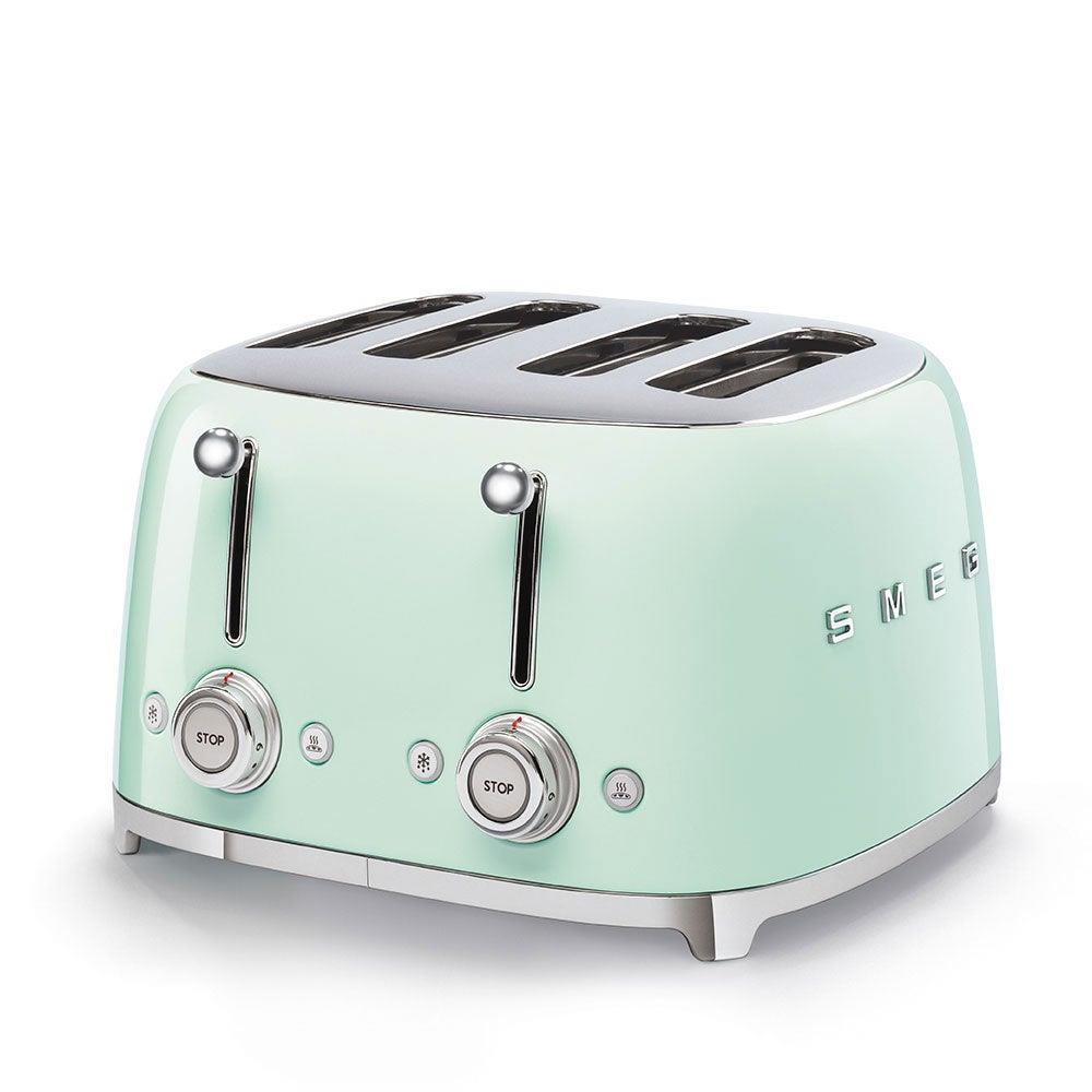 Smeg 4 Slice 4 Slot Toaster Pastel Green