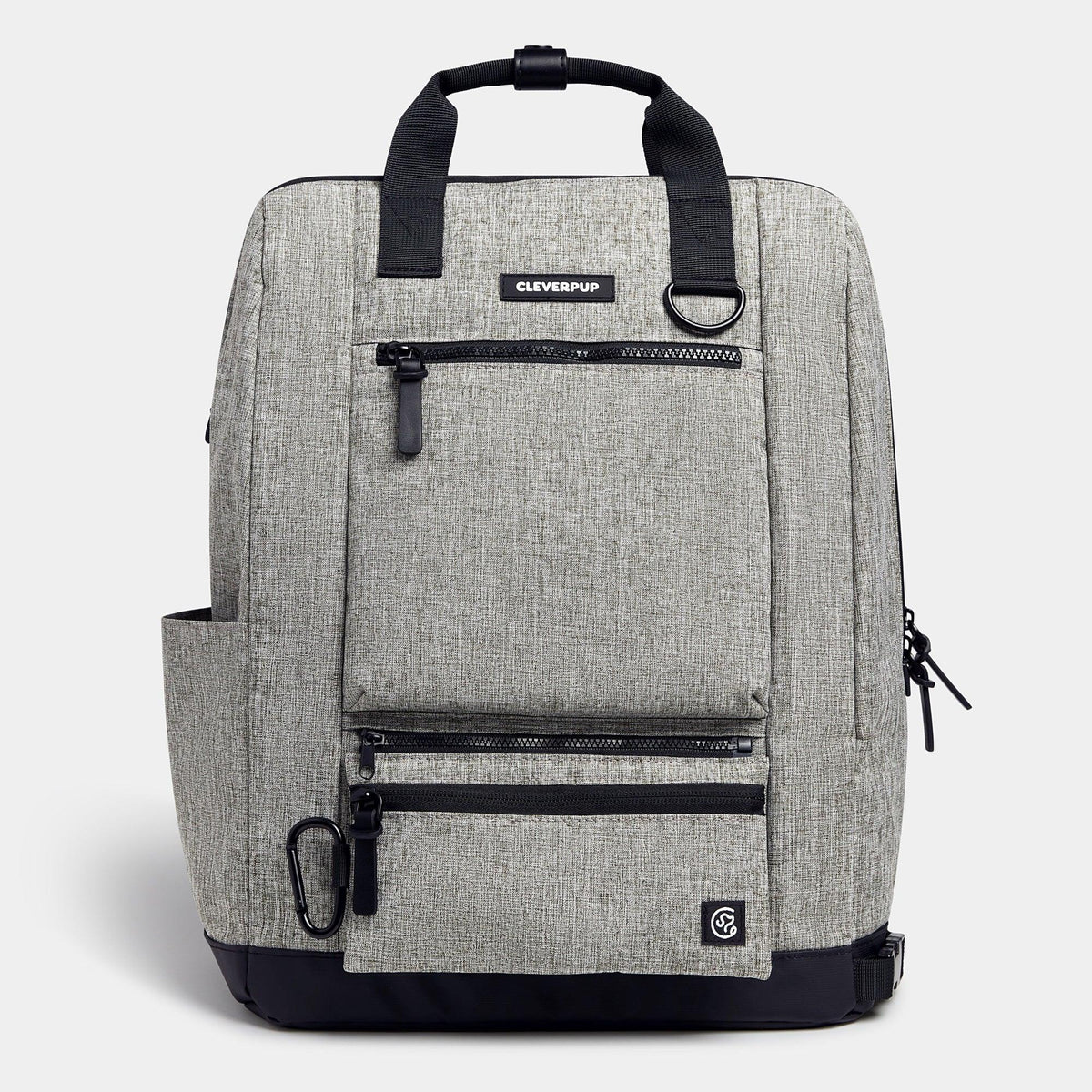 Cleverpup Porter Dog Gear Backpack Heather Gray