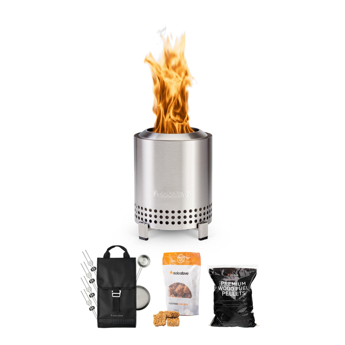 Solo Stove Mesa Tabletop Fire Pit Roasty Bundle SS