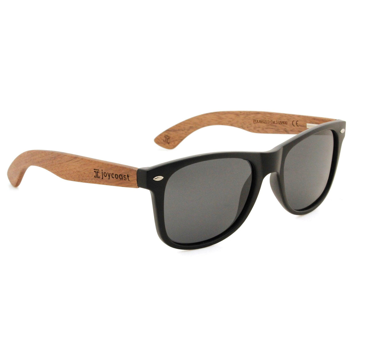 Joycoast Mozz - American Walnut Sunglasses Wooden Sunglasses Rose Gold
