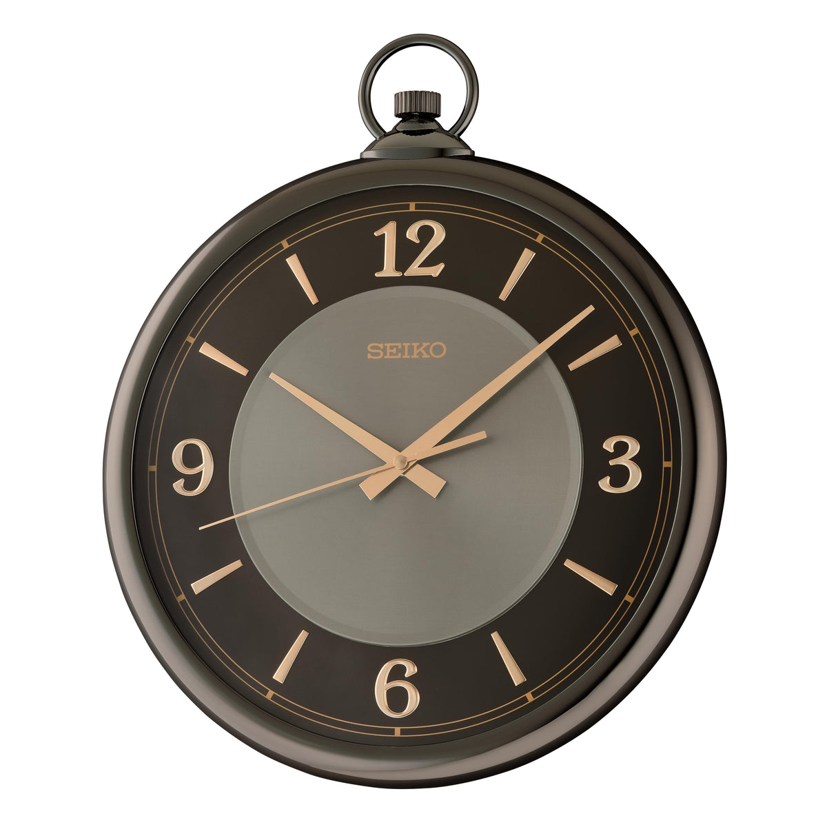 Seiko Clocks Wall, Quartz, Black