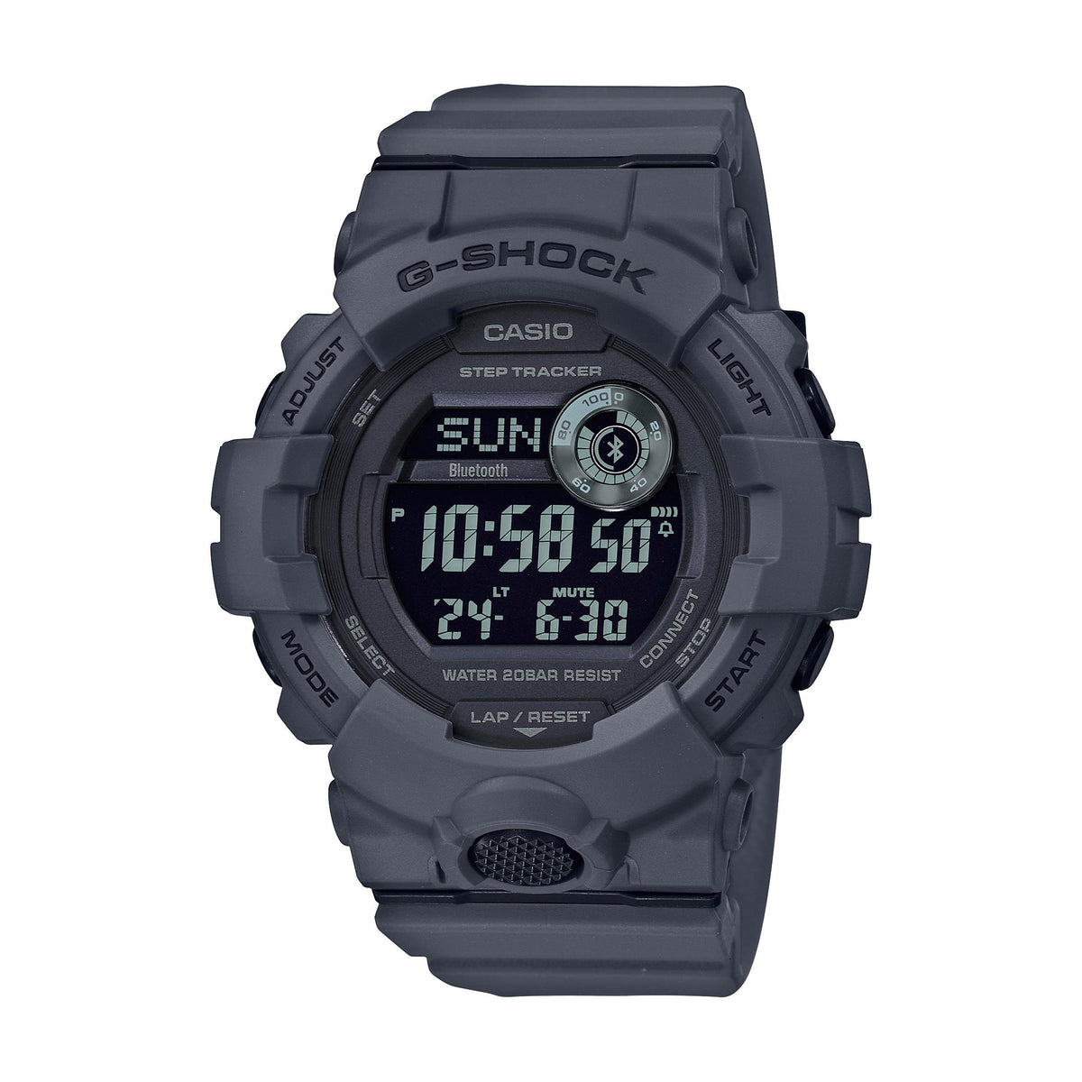 G-Shock Mens Power Trainer Bluetooth Digital Watch Dark Gray