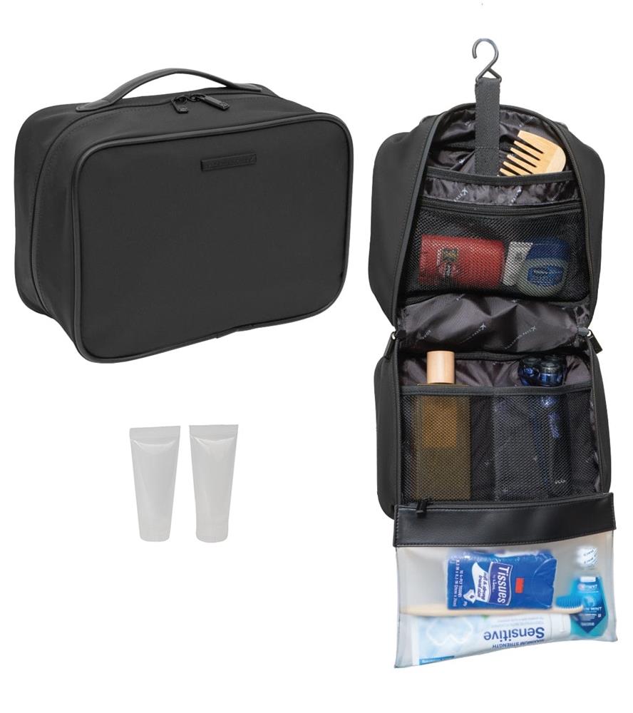 Boarding Pass Sport Nylon Hanging Toiletry Travel Case Size 10"