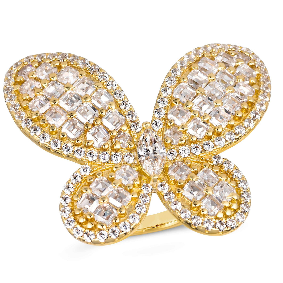 Anna Zuckerman Olivia Butterfly Ring Size 6