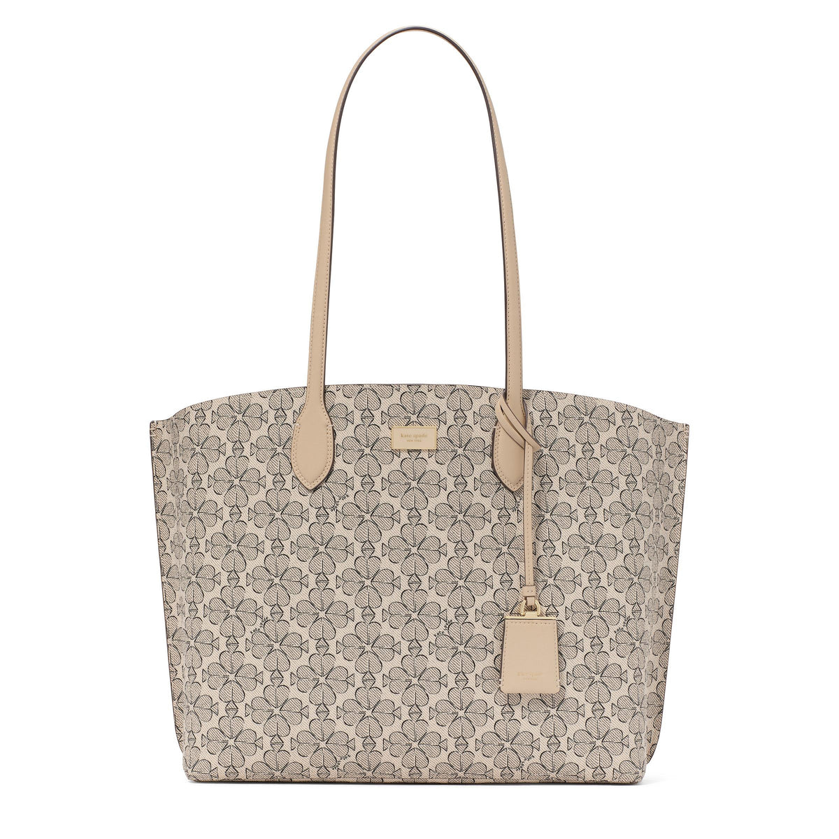 kate spade new york Suite Spade Flower Coated Canvas Large Work Tote - Neutral Multi