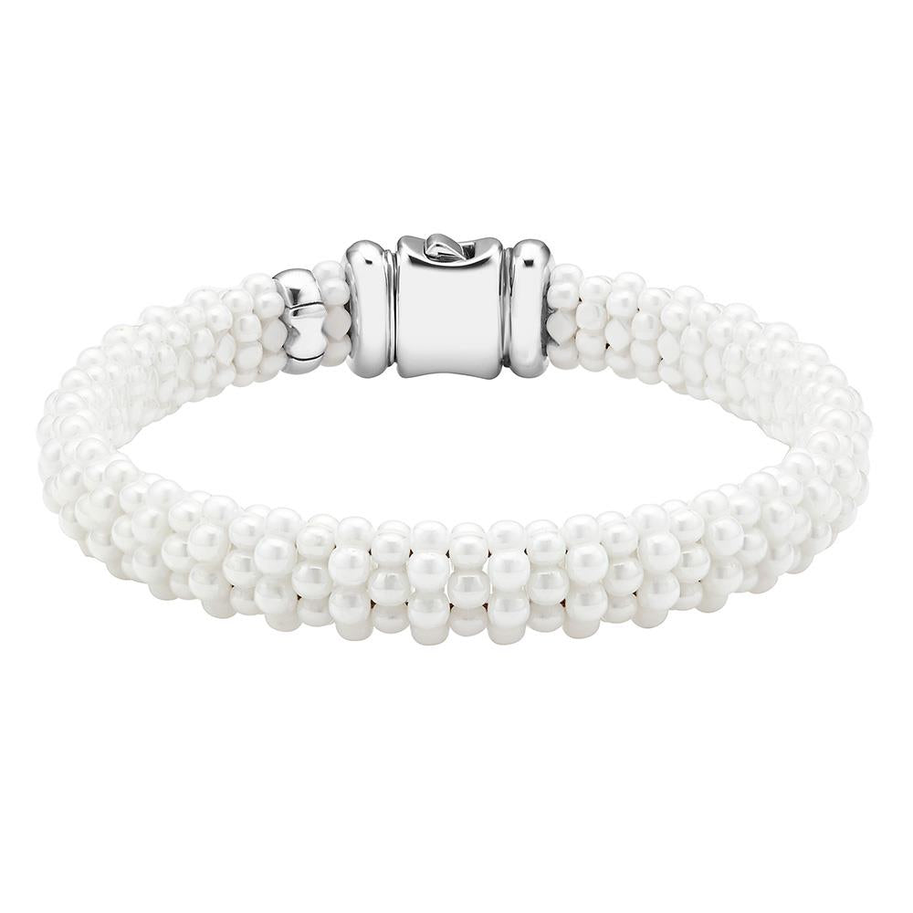 Lagos 18k Caviar Ceramic Bracelet