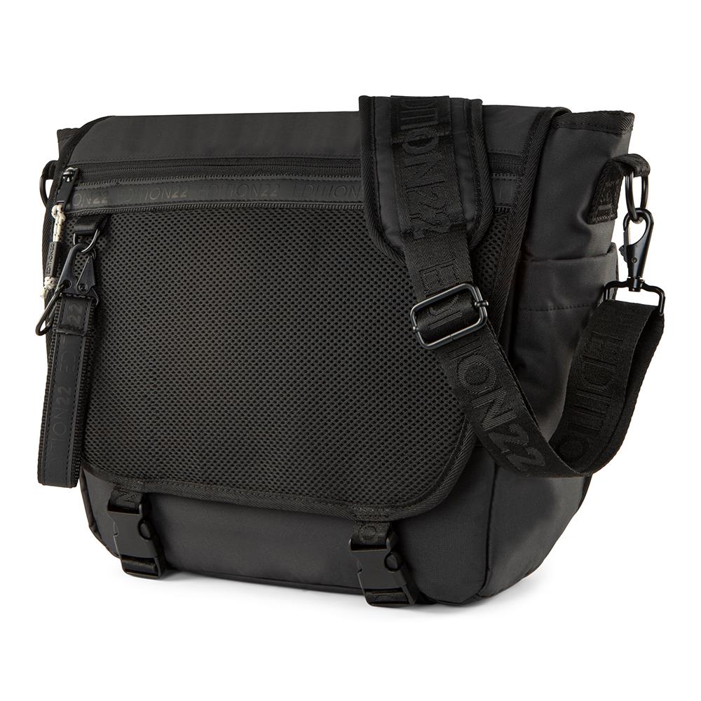 Bugatti EDITION 22 Journey Messenger Bag, Polyester, Black