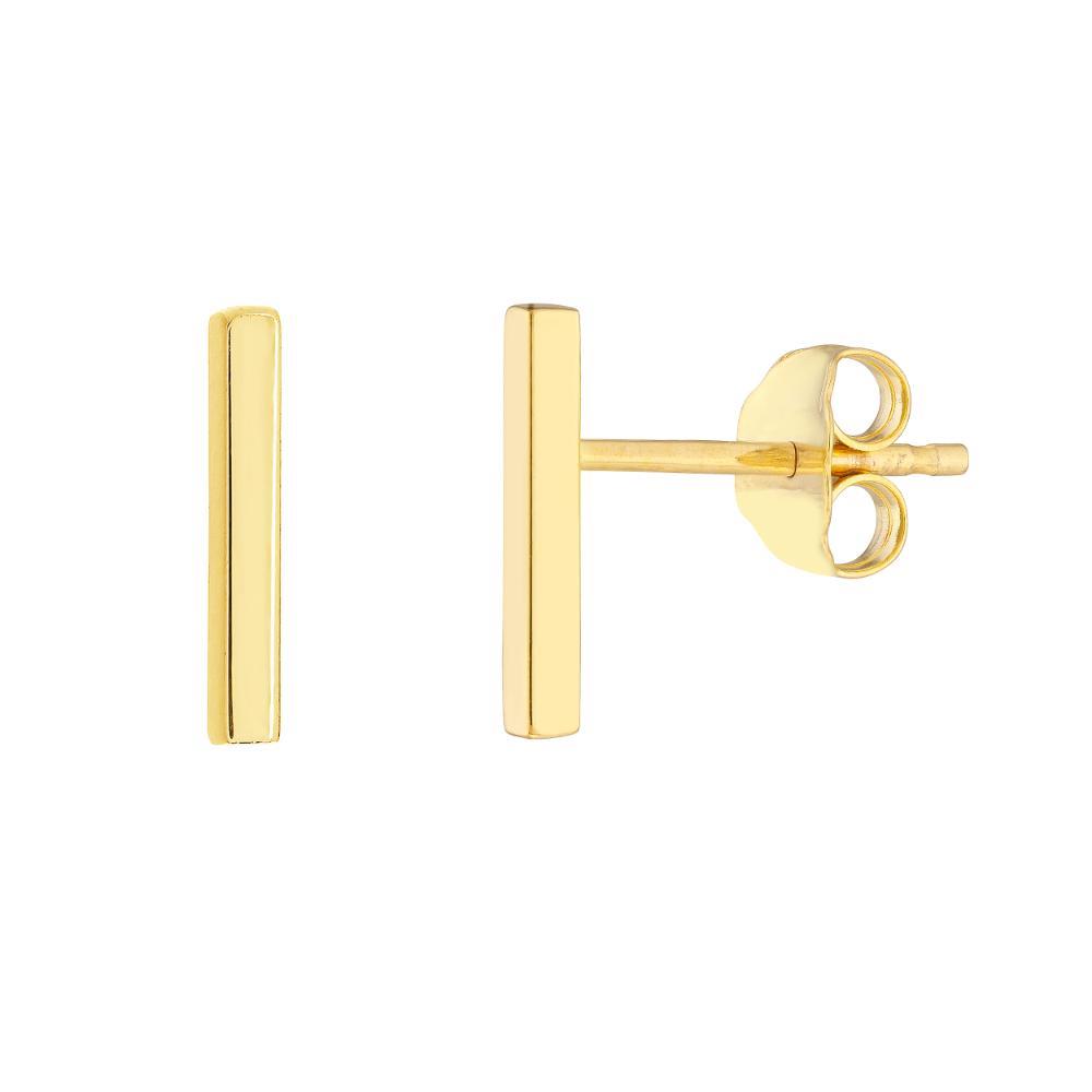 HAWLEY ST Mini Staple Bar Earrings on Post Back