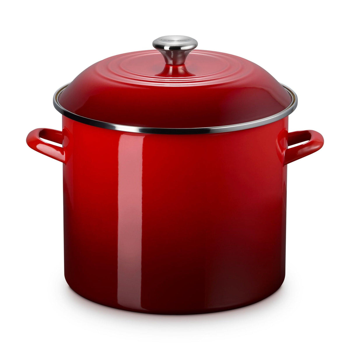 Le Creuset 16qt Enamel on Steel Covered Stockpot Cerise