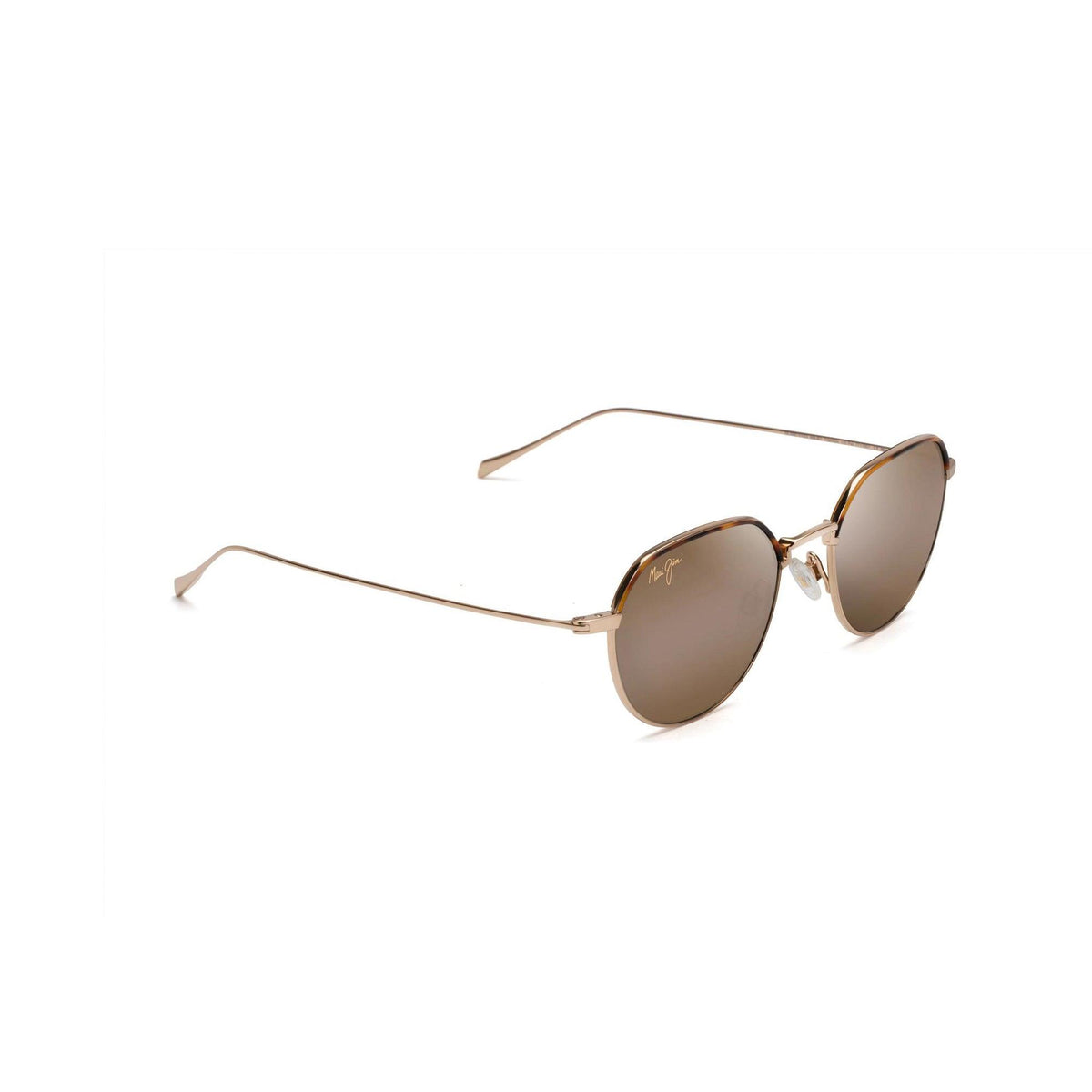 Maui Jim Island Eyes Polarized Sunglasses Gold Frame HCL Bronze Lens