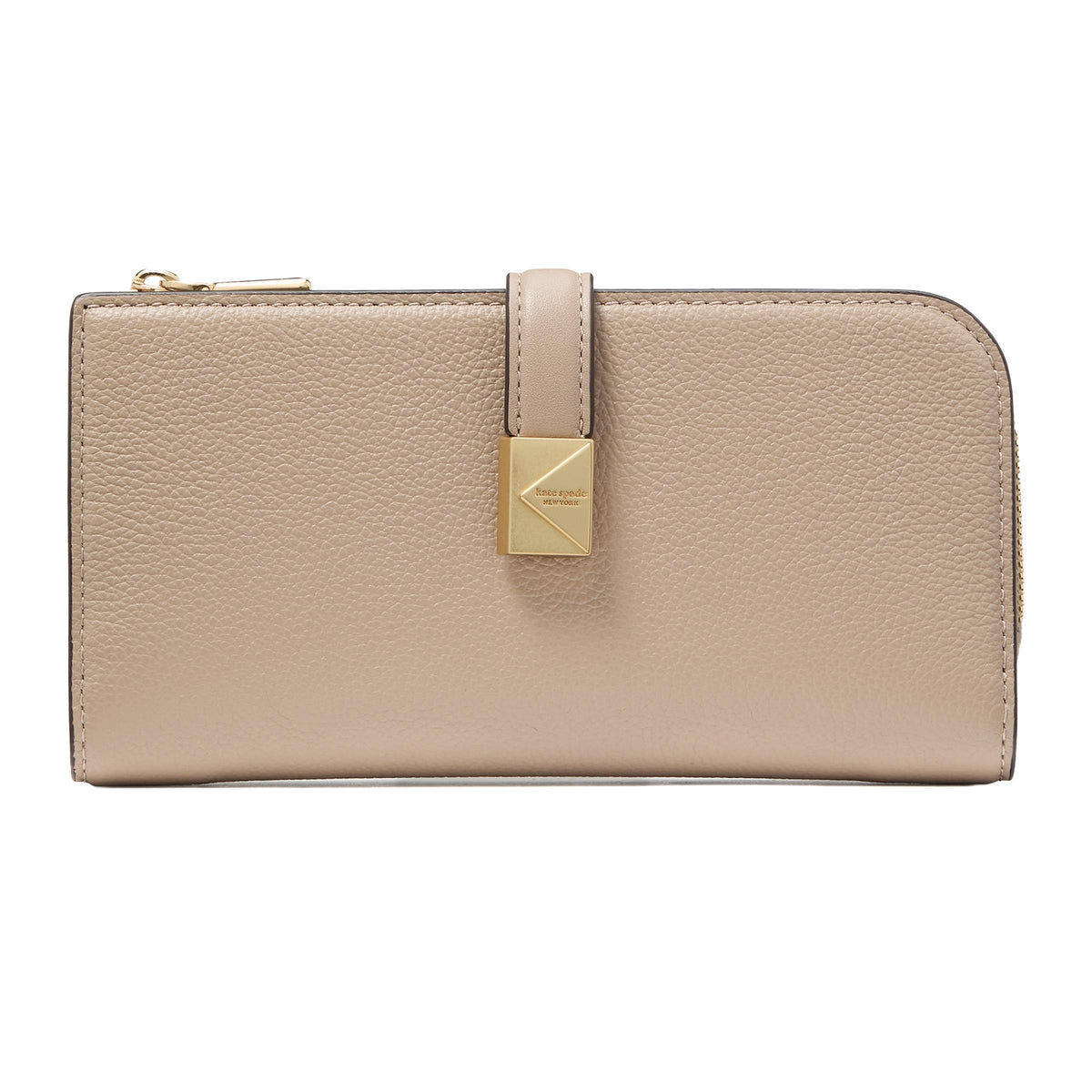 kate spade new york Deco Zip Slim Wallet - Timeless Taupe