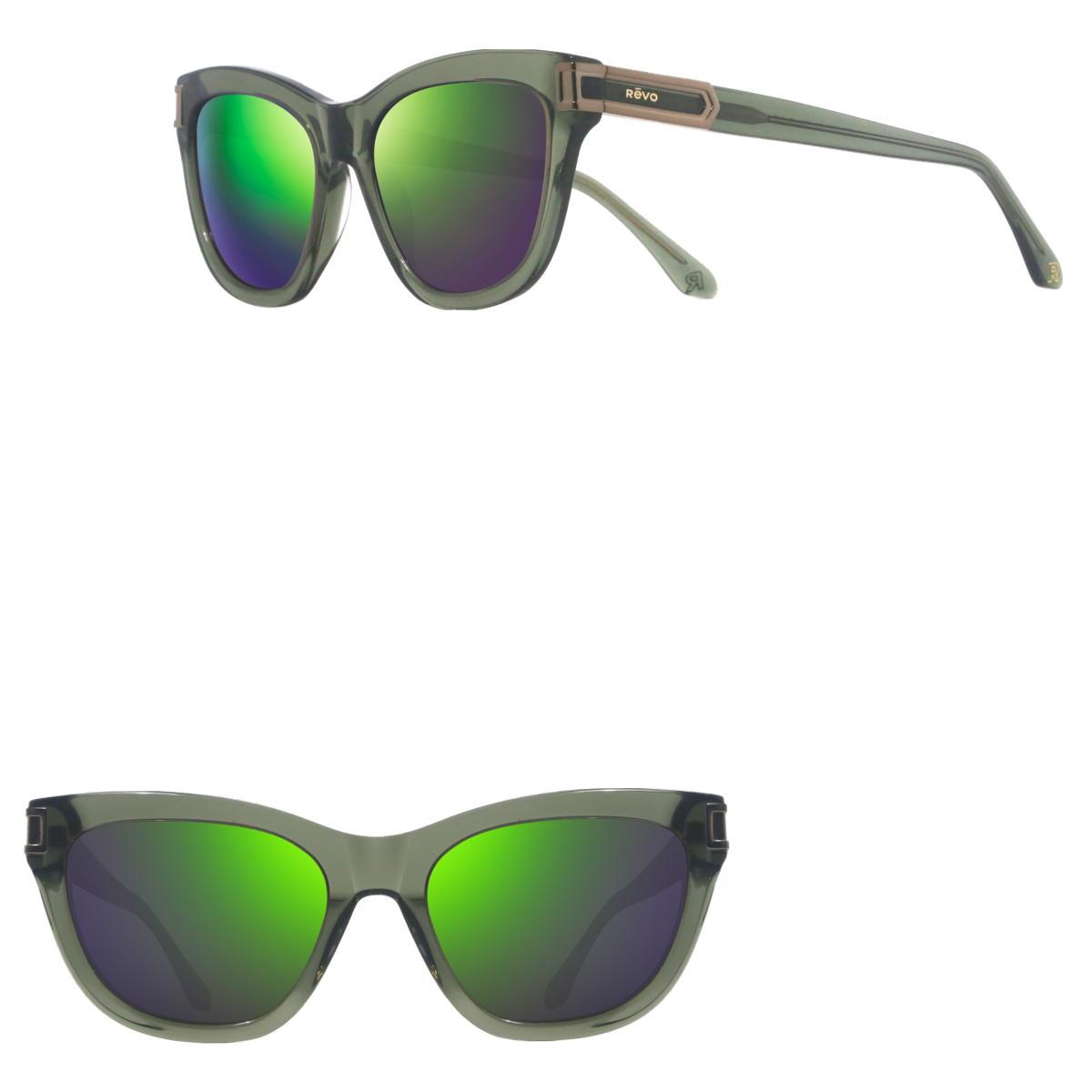 Revo Olive Cat Eye Polarized Sunglasses