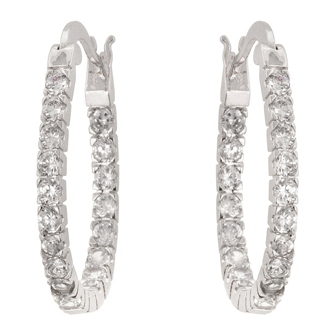 Completely Bella Inside-Out Hoop Earrings