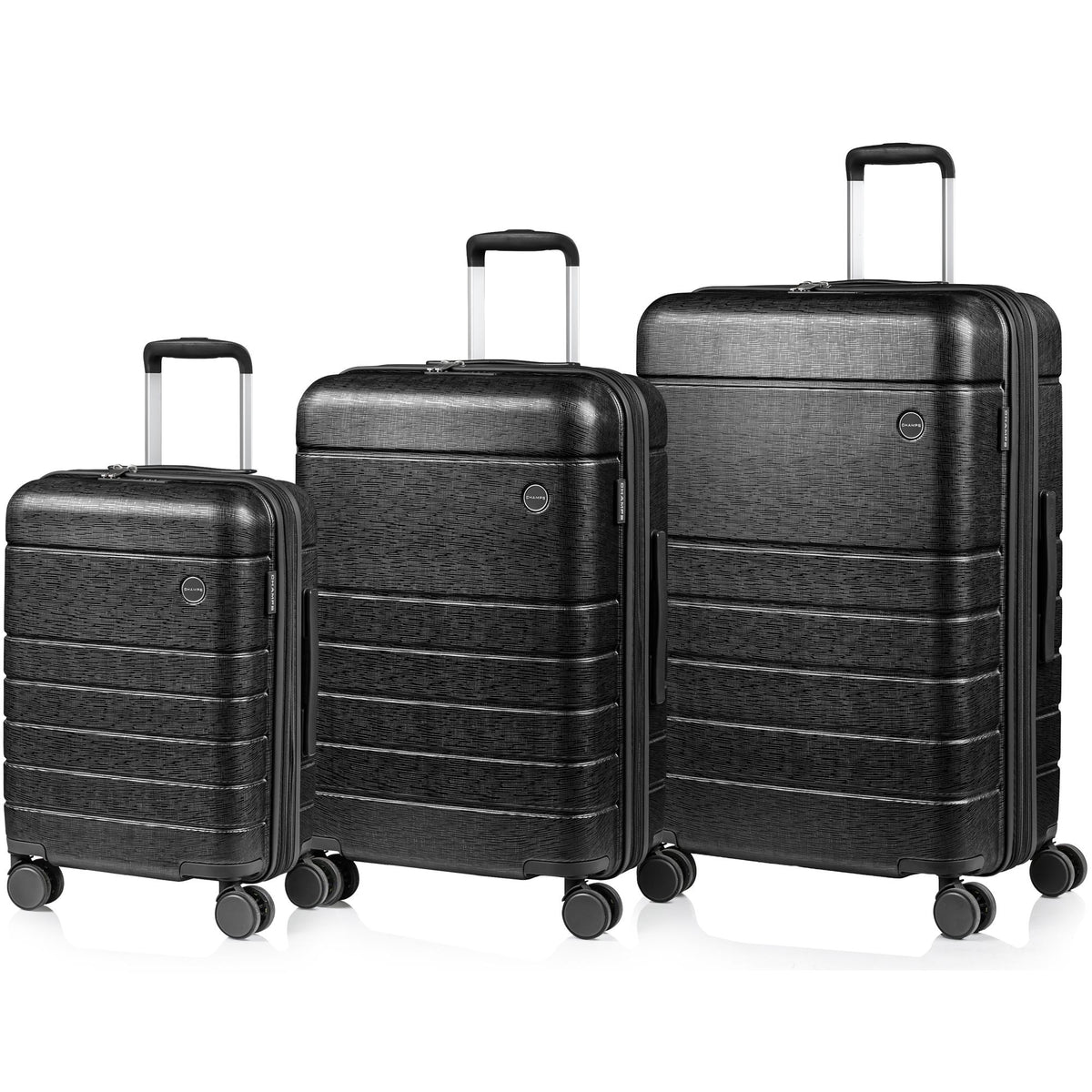 Champs Luggage Linen II 3-Pcs Luggage Set Size 3 Piece Set