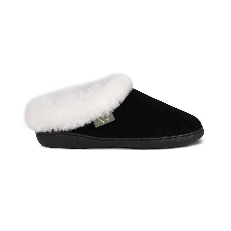 Cloud Nine Sheepskin Women's Sunrise Scuff-Black-5