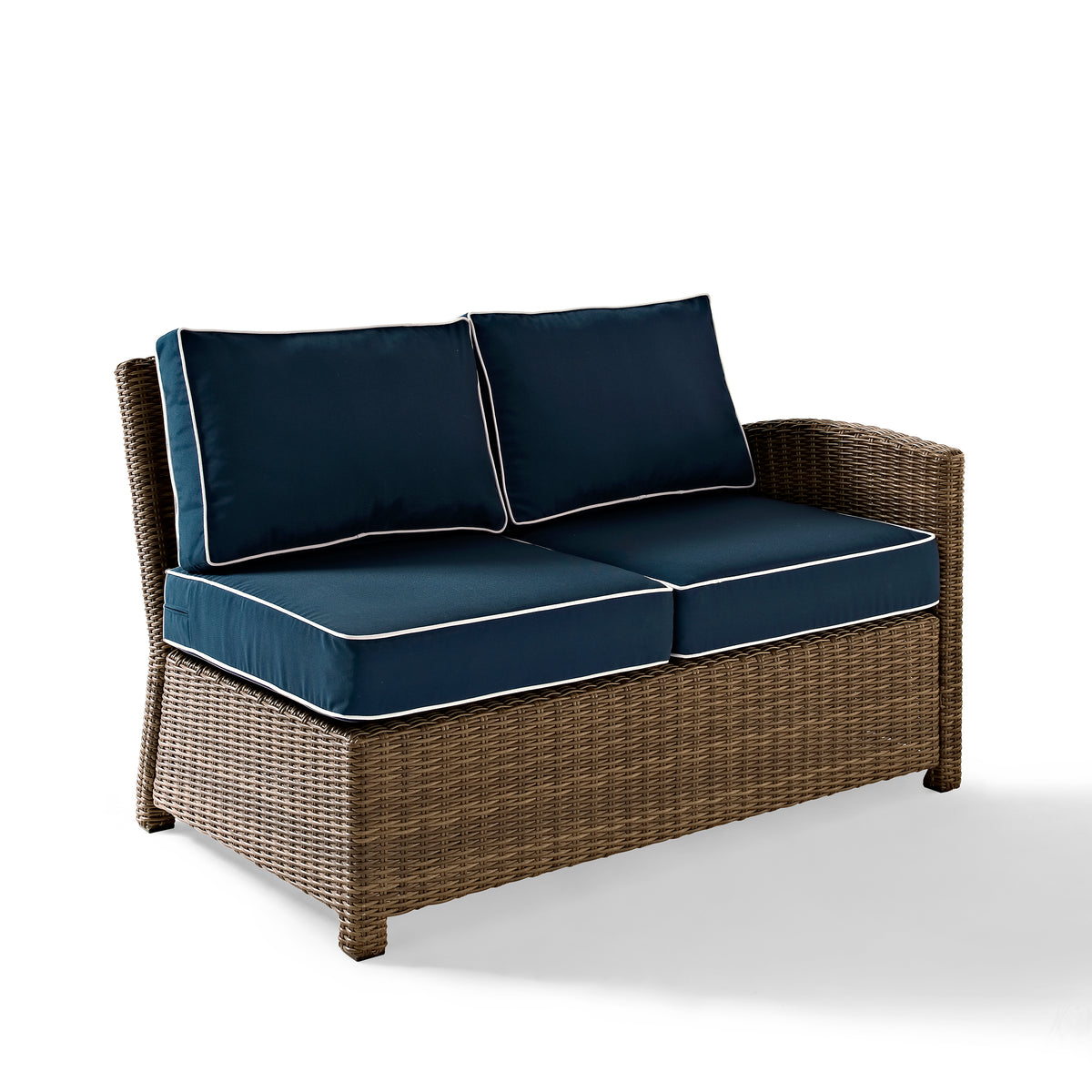 Crosley Outdoor Bradenton Wicker Outdoor Sectional Right Side Loveseat