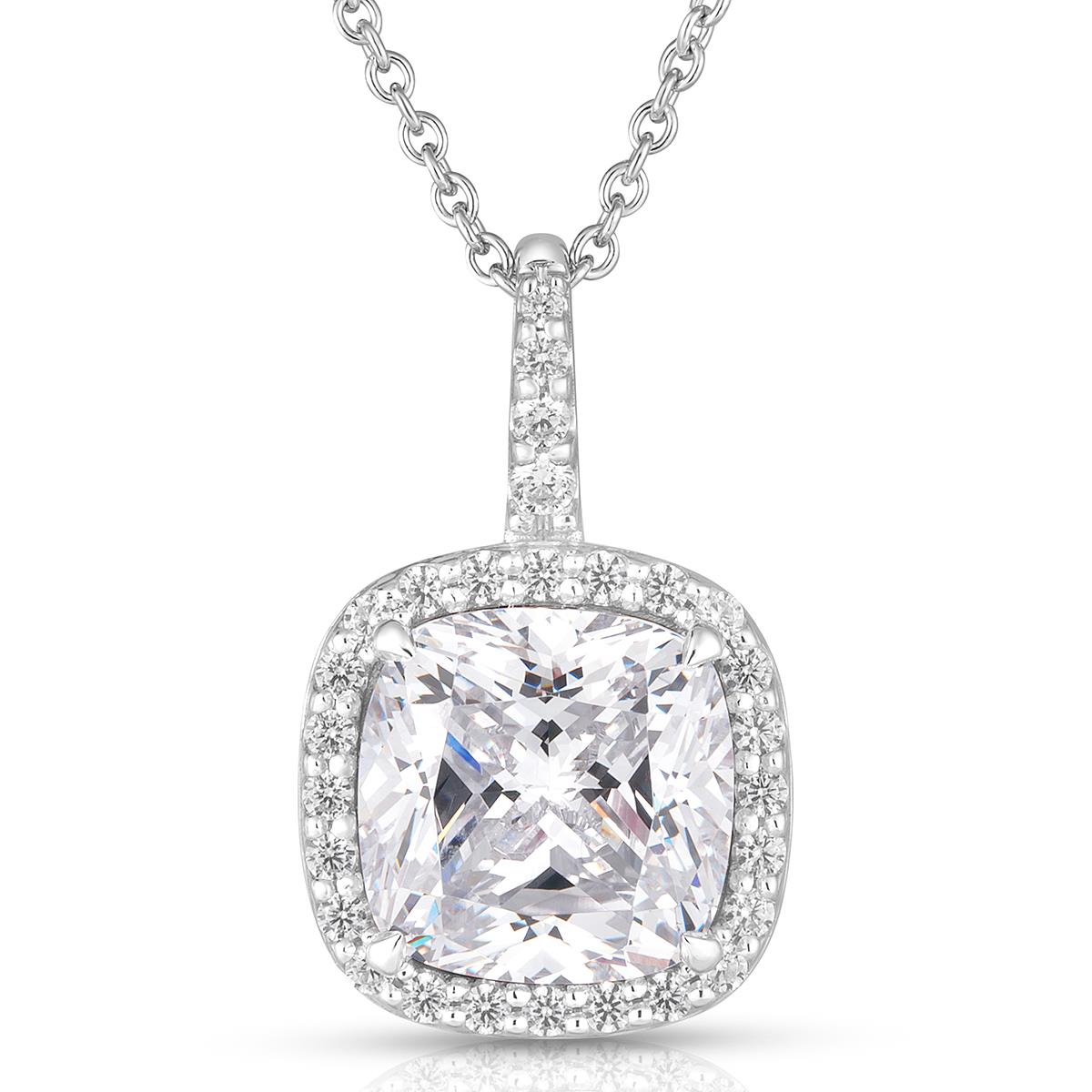 Jilco Inc White Topaz and Diamond Necklace