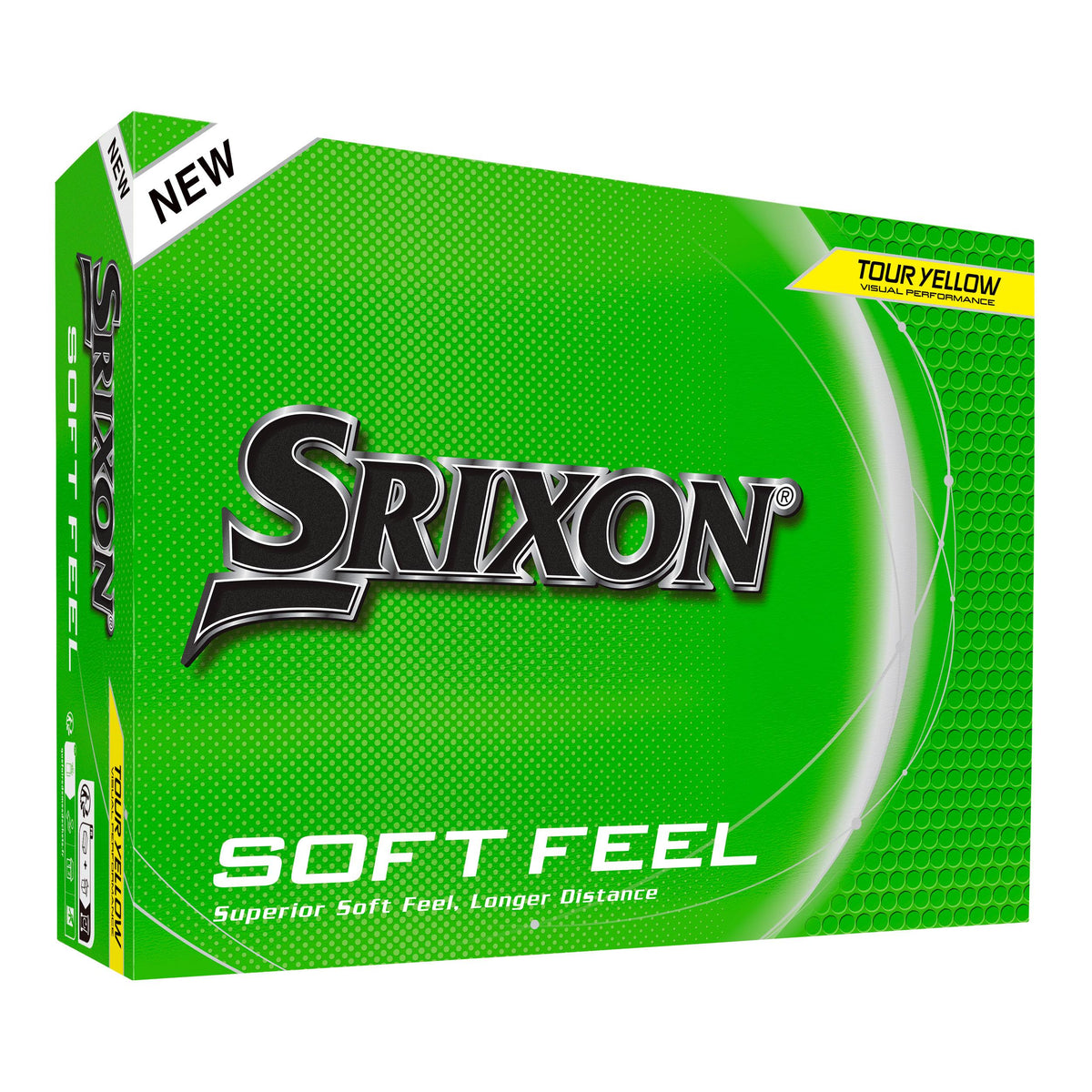 Srixon Soft Feel 14 Tour Yellow Golf Balls - 1 Dozen
