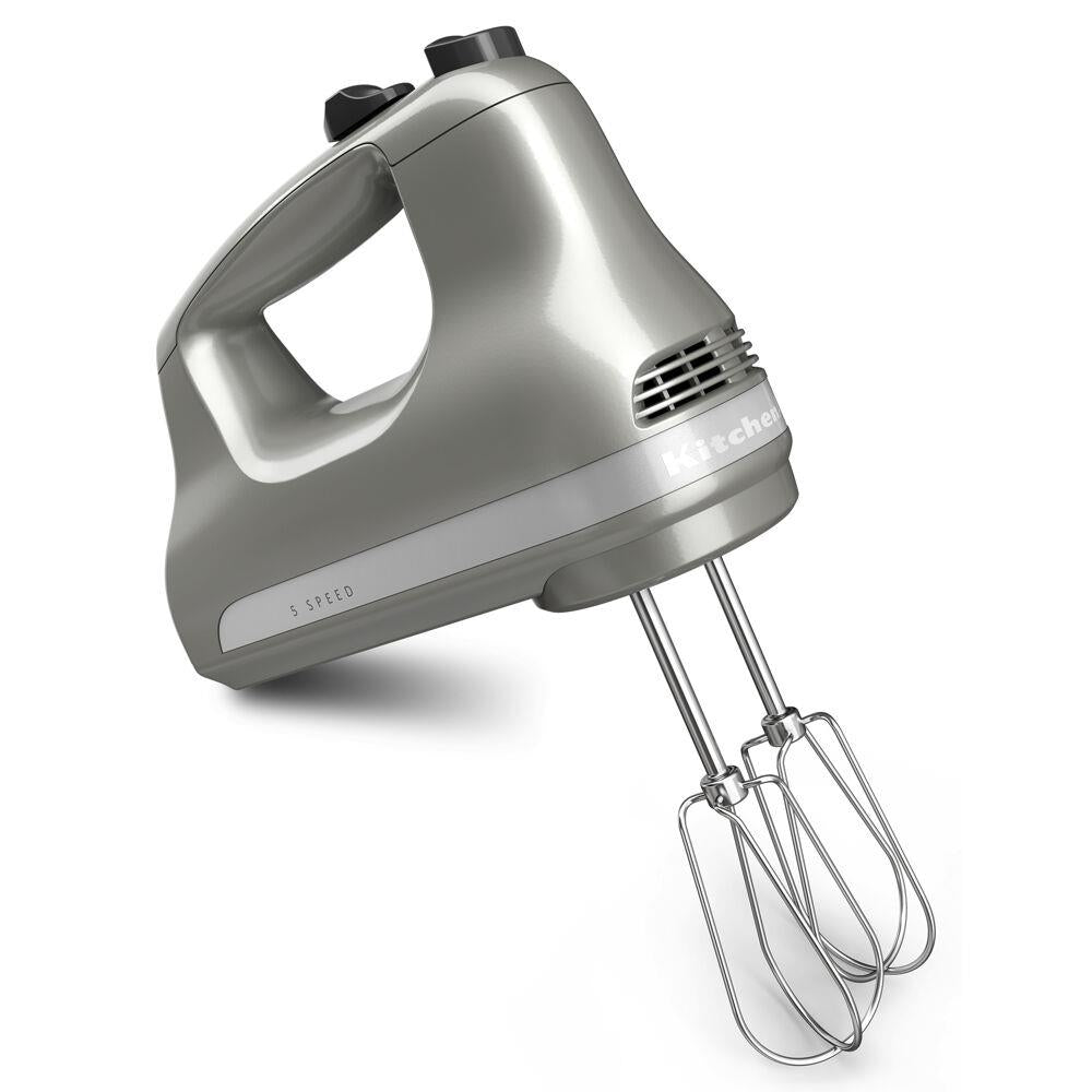 KitchenAid Five Speed Ultra Power Hand Mixer in Contour Silver