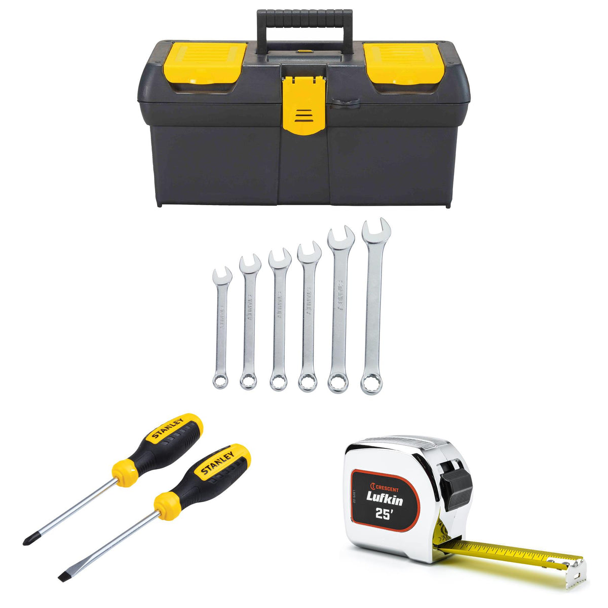 Stanley 16" Portable Tool Box with Tools